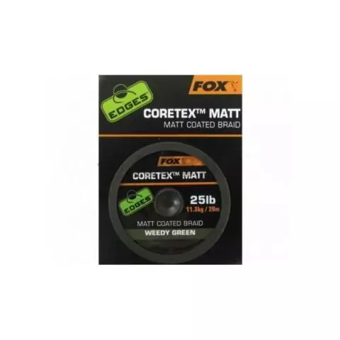 Fir Textil Multifilament Forfac Fox Coretex Weedy Green Mat 20m 20lb-25lbs