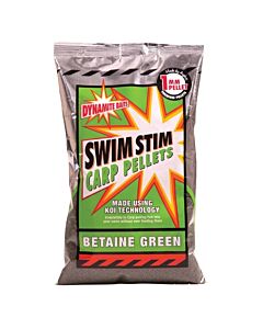 Pelete Dynamite Baits Swim Stim Green Betaine 3mm 900g