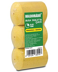 Haldorado - Tableta Busa Quick - Ananas + Banana, 3buc/pac