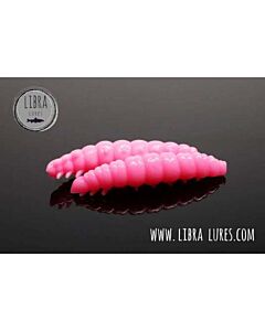 Naluca Libra Lures Multi Larva Cheese 5*25mm 25buc/cut culoare 017  Bubble Gum