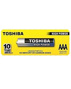 Baterie Alkalina Toshiba High Power 1.5 V - AAA-R3 1Buc