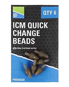 Conector Preston ICS In-Line Quick Change Bead 6buc/plic