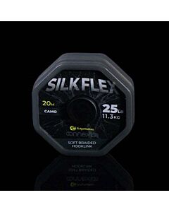 Fir textil RidgeMonkey SilkFlex Soft Braid Hooklink 25 lb 11.3kg/20m