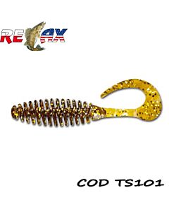 Shad Relax Turbo Twister 11cm Standard Rootbeer Gold Glitter TS101* 4buc/pac