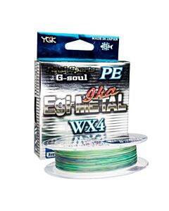 Fir Impletit YGK G-Soul Egi-Metal WX4 PE Multicolor 150m