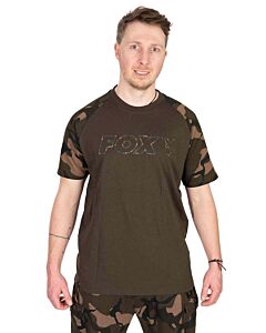 Tricou Fox Khaki/Camo Outline T-Shirt