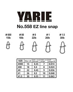 Agrafa Yarie 558 EZ Line Snap 11buc/plic