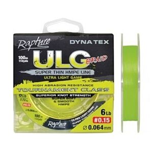 Fir Textil Rapture Dyna-Tex ULG Finesse Lime Green 100m 0.05mm 2.27kg