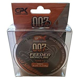 Fir Monofilament CPK Feeder Monoline, Grey, 300m