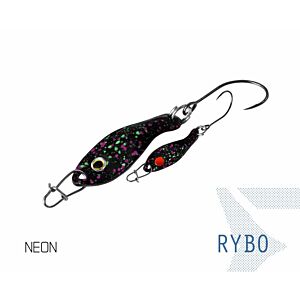 Lingurita Oscilanta Delphin Rybo, 2.5cm, 0.5g ,Culoare Neon