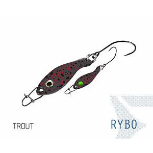Lingurita Oscilanta Delphin Rybo, 2.5cm, 0.5g ,Culoare Trout
