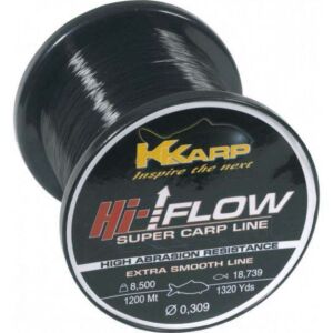 Fir Monofilament K-Karp Hi-Flow 1200m 0.325mm 9.45kg