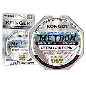 Fir Monofilament Konger Metron Ultra Light Spin 150m 0.16mm 3.9kg