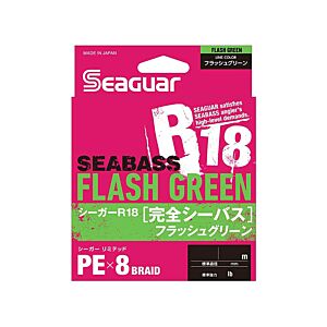 Fir Textil Seaguar R-18 Seabass Flash Green PEX8 150m 0.185mm  22lb