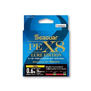 Fir Textil Seaguar PEx8 Lure Edition 150m 0.111mm 14lblb  #0.6