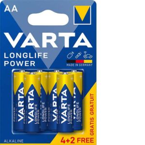Set 6 baterii R6 AA Alkaline, Varta Longlife