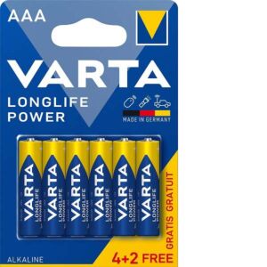 Baterie Varta LongLife Power AAA R3 1,5V alcalina set 6 buc.
