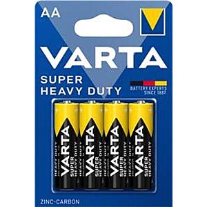 Baterie Varta Super Heavy Duty AAA R3 1,5V zinc carbon set 4 buc.