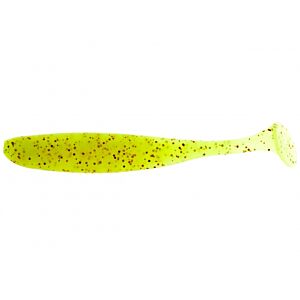 Shad Keitech Easy Shiner 10cm  4" PAL01 Chartreuse Red Flake 7buc