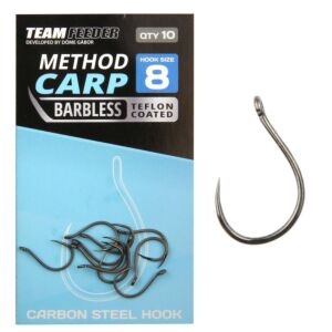 Carlige Team Feeder By Dome Method Carp Barbless 10buc/plic