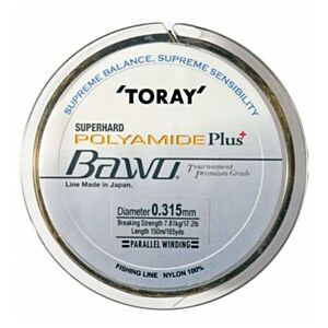 Fir Monofilament Toray Bawo Polyamide Plus Olive Green 150m 0.195mm 3.05kg