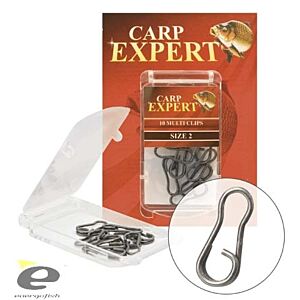 Multi Clips Carp Expert nr.1 10buc-plic