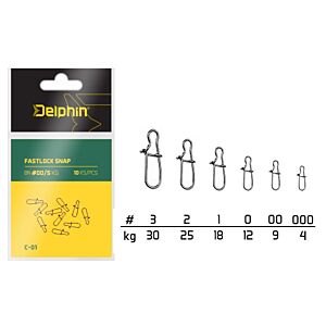 Agrafe Delphin C-01 10buc/plic