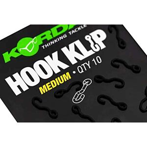 Clips pentru Schimbarea Rapida a Carligului Korda Hook Klip, Medium, 10buc/plic
