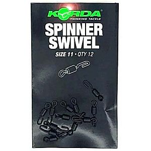 Vartej cu Agrafa Rapida Korda Spinner Swivel, Nr.11, 12buc/plic