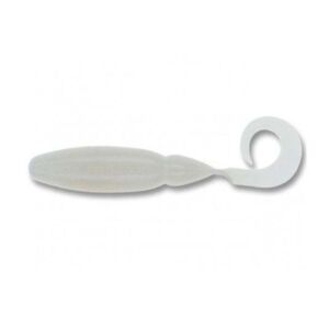 Shad Biwaa Tailgunr Curly 2.5" 6.3cm 008 Pearl White 8/plic