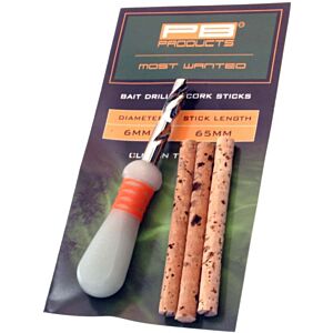 Set Burghiu PB 6mm + Cork Sticks 3buc