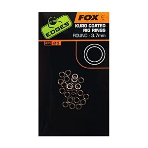 Inele Fox Edges Kuro Coated Rig Rings 3.2mm 25buc/plic