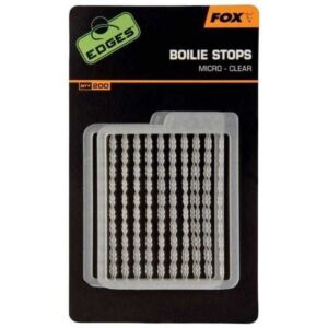 Opritor Fox Edges Boilie Stops Standard Clear 200buc/plic
