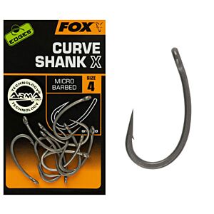 Carlige Fox Curve Shank X Nr.4 10buc/plic