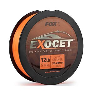 Fir Monofilament Fox Exocet Fluoro Orange 1000m 0.26mm 4.90kg
