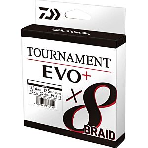 Fir textil Daiwa Tournament 8X Braid EVO+ White 0.12mm/8.6kg/135m