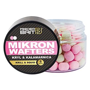 Feeder Bait - Mikron Wafters 25ml 6mm Krill & Squid