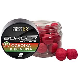 Wafter Feeder Bait Burger 9mm - Bloodworm & Canepa