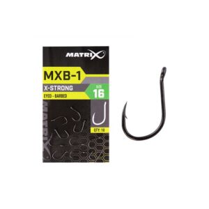 Carlige Matrix Eyed Barbed MXB-1 X-Strong Nr.16 10buc/plic