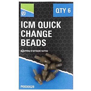 Conector Preston ICS In-Line Quick Change Bead 6buc/plic