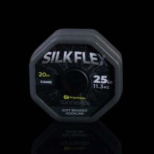 Fir textil RidgeMonkey SilkFlex Soft Braid Hooklink 25 lb 11.3kg/20m
