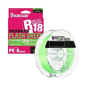 Fir Textil R18 Seaguar Seabass Flash Green 150m 0.128mm 11lb #0.6