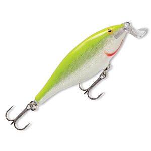 Vobler Rapala Shallow Shad Rap Floating  Silver Fluo Chartreuse 9cm 12g
