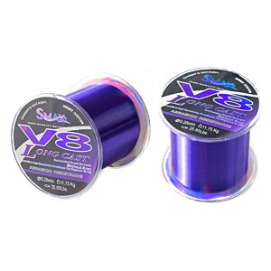 Fir Monofilament Smax V8 Long Cast Purple 300m 0.28mm  10.07kg