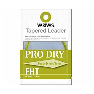 Fir Inaintas Fly Tapered Leader Pro Dry FHT 4X 11ft 0.165mm-0.42mm