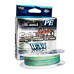 Fir Textil YGK G-Soul Egi-Metal WX4 PE Multicolor 150m 0.11mm 8lbs
